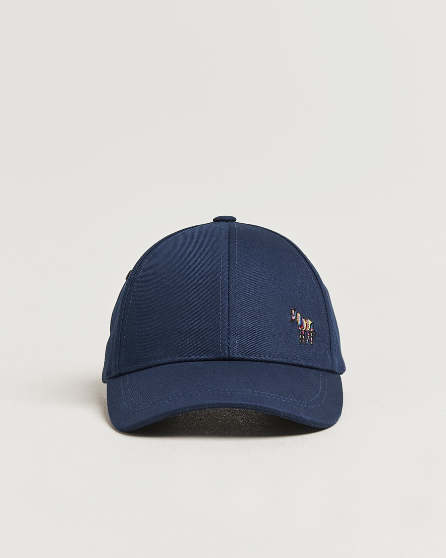 PS Paul Smith Baseball Zebra Cap Navy – Blauw