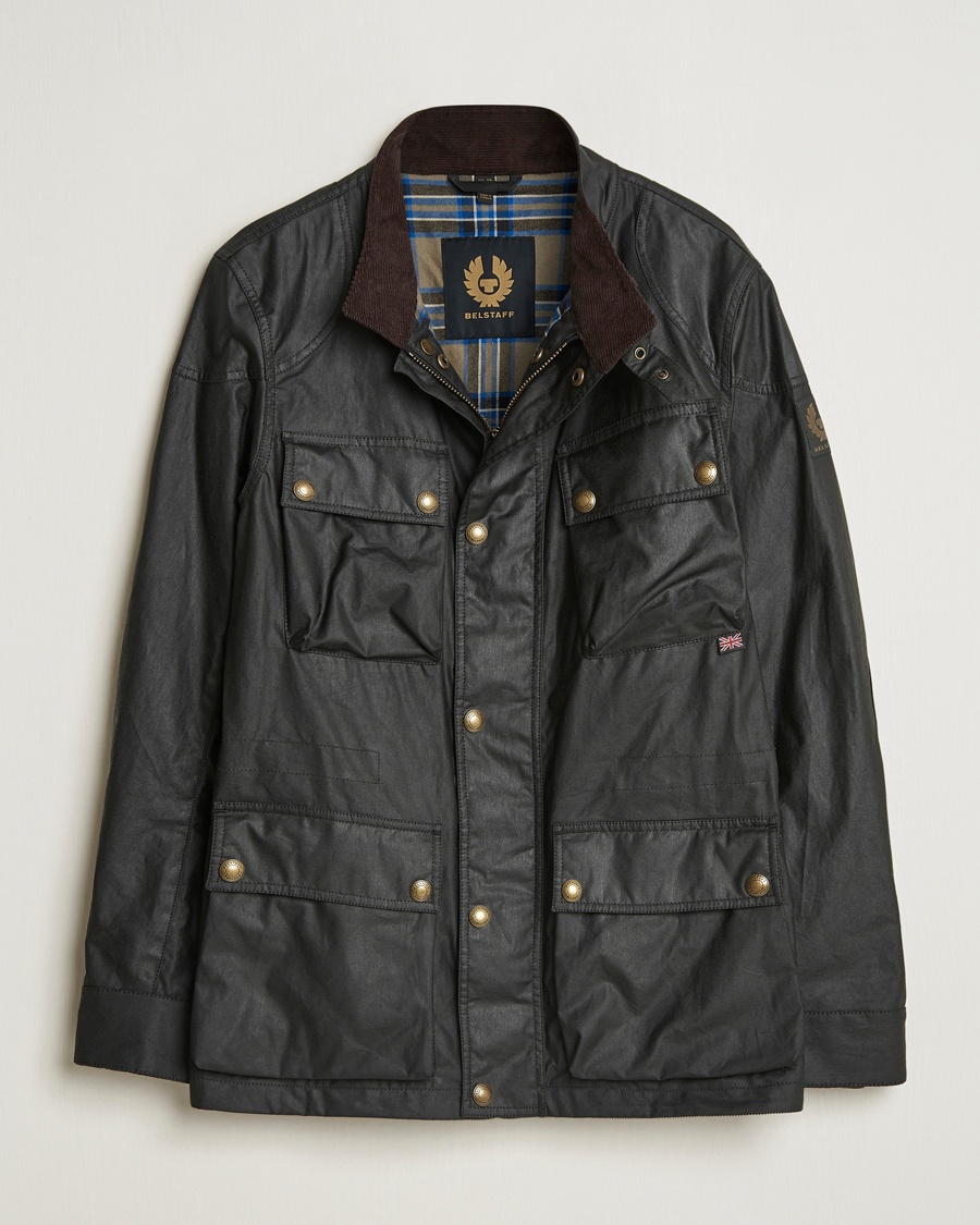 Belstaff Fieldmaster Wax Jacket Black – Zwart