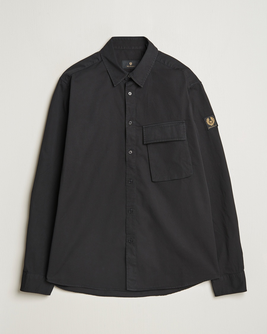 Belstaff Scale Cotton Pocket Shirt Black – Zwart