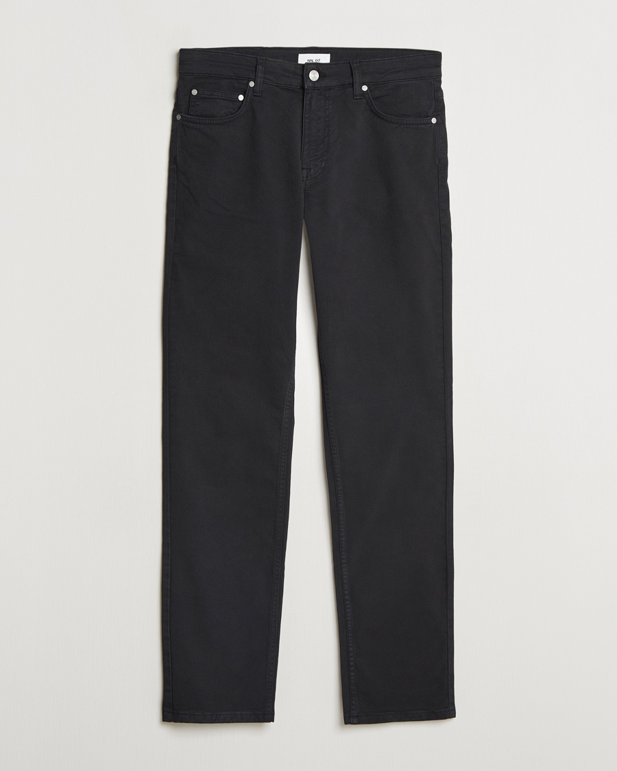 NN07 Tony 5-Pocket Pants Black – Zwart