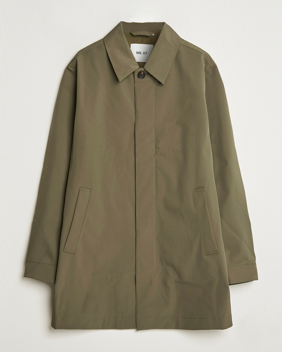 NN07 Kim Waterproof Car Coat Capers Green – Groen