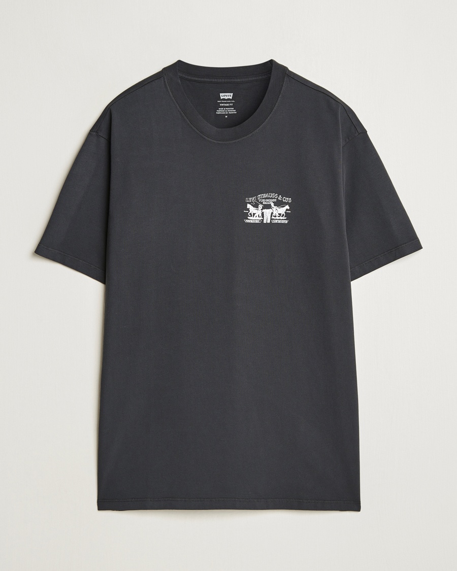 Homme | | Levi's | Vintage Fit Printed Crew Neck T-Shirt Jet Black