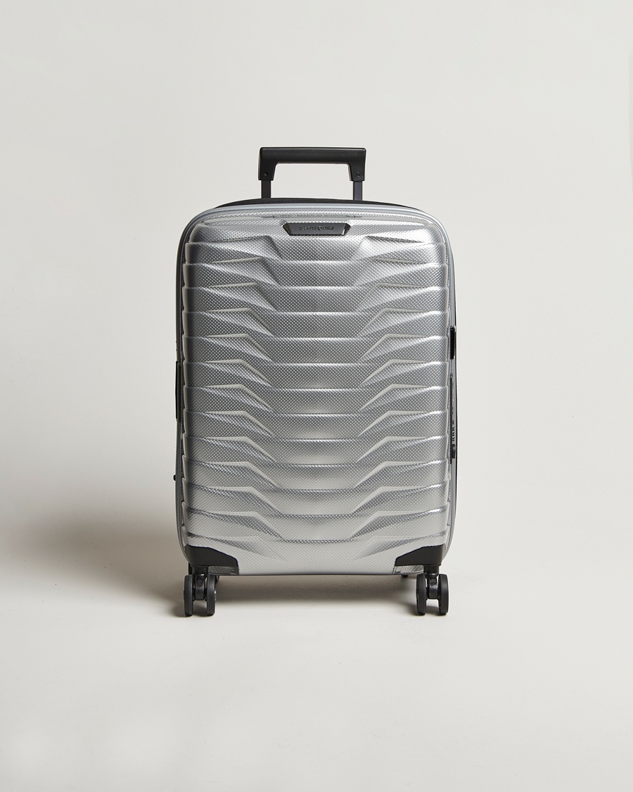 Homme | | Samsonite | Proxis Spinner Carry-On Silver