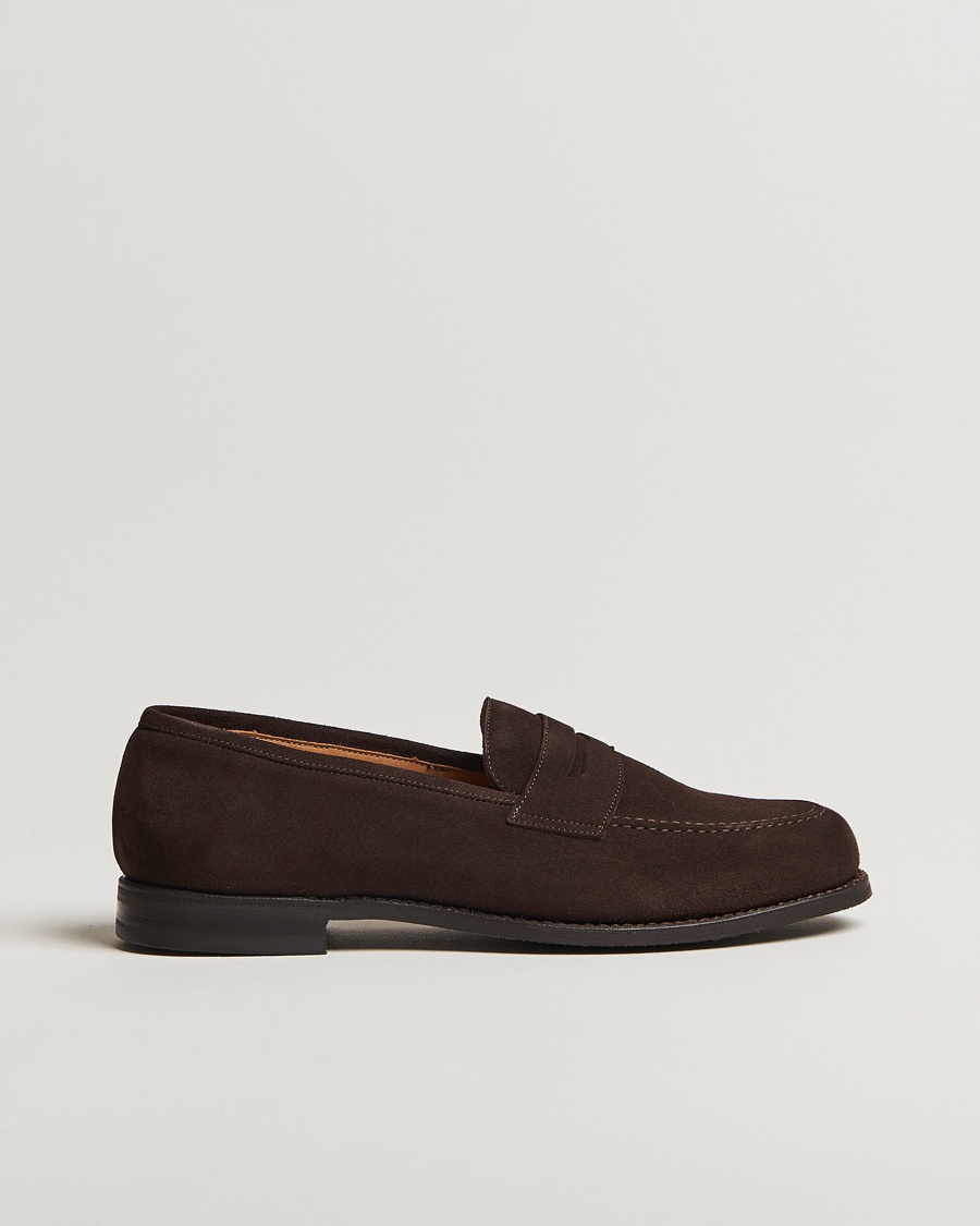Heren | | Myrqvist | Stenhammar II Loafer Dark Brown Suede