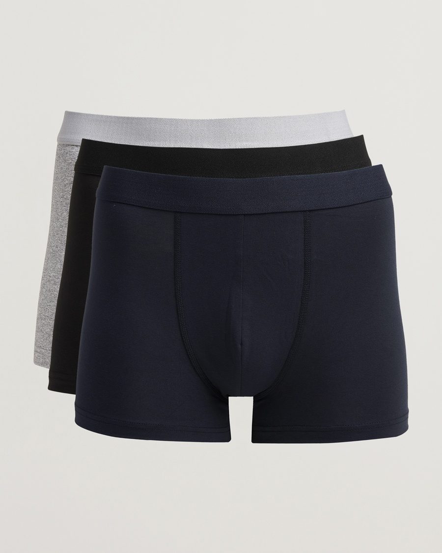 Bread & Boxers 3-Pack Boxer Brief Grey/Navy/Black – Bleu