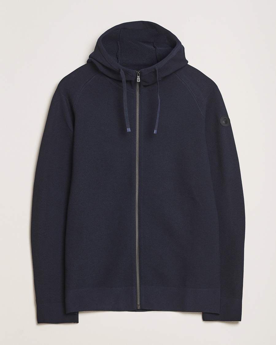 Sail Racing Element Seamless Hooded Full Zip Dark Navy – Blauw