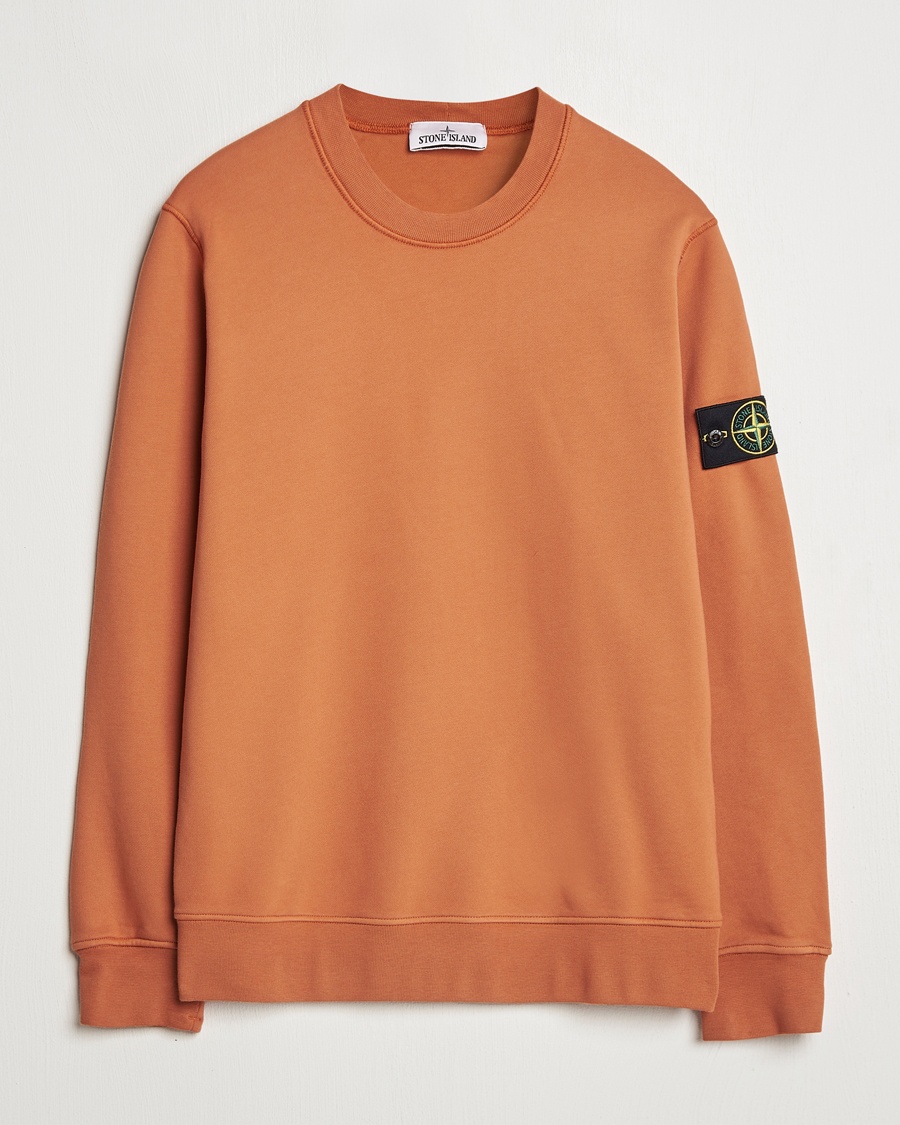 Homme | Stone Island | Stone Island | Garment Dyed Fleece Sweatshirt Sienna