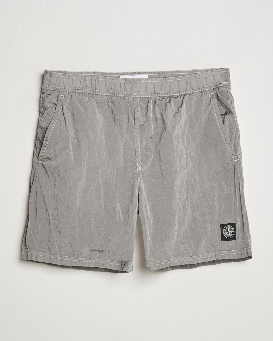 Homme | | Stone Island | Nylon Metal Econyl Swimshorts Pearl Grey