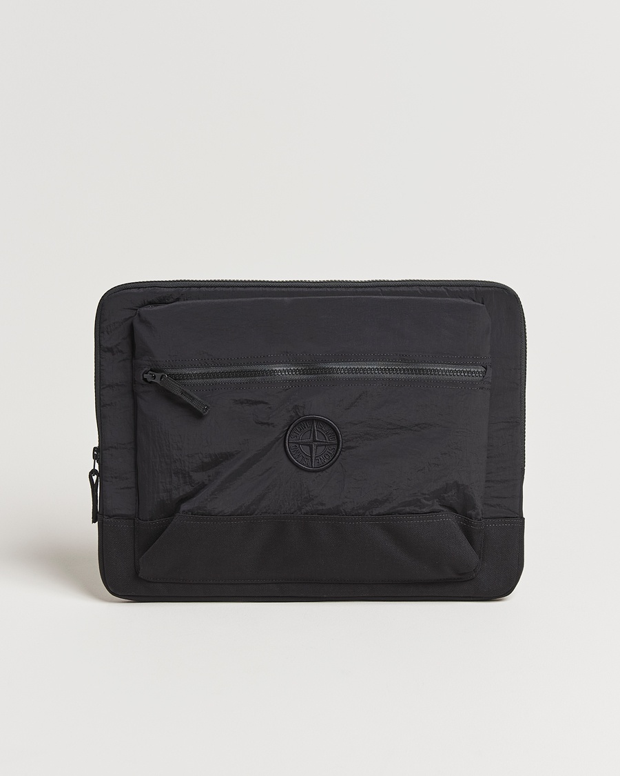 Homme | | Stone Island | Nylon Metal Pouch Portfolio Black