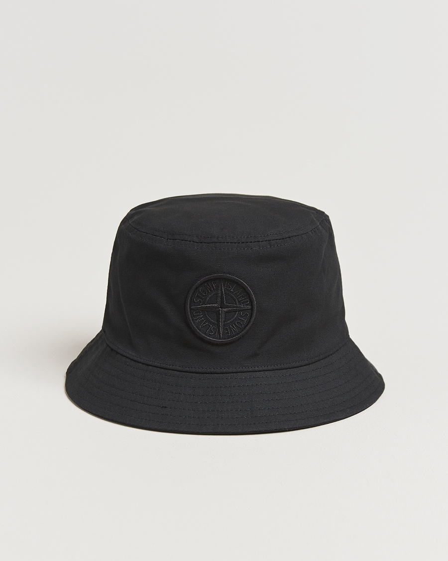 Homme | | Stone Island | Logo Bucket Hat Black