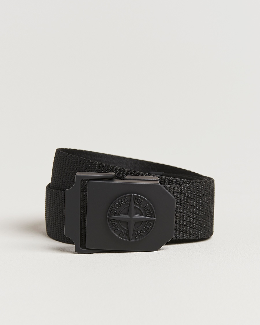 Homme | Ceintures | Stone Island | Textile Belt Black