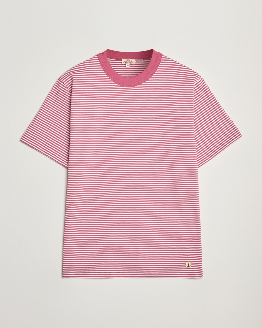 Homme | Nouvelles Images De Produit | Armor-lux | Callac Héritage Stripe T-Shirt Malaga/Milk