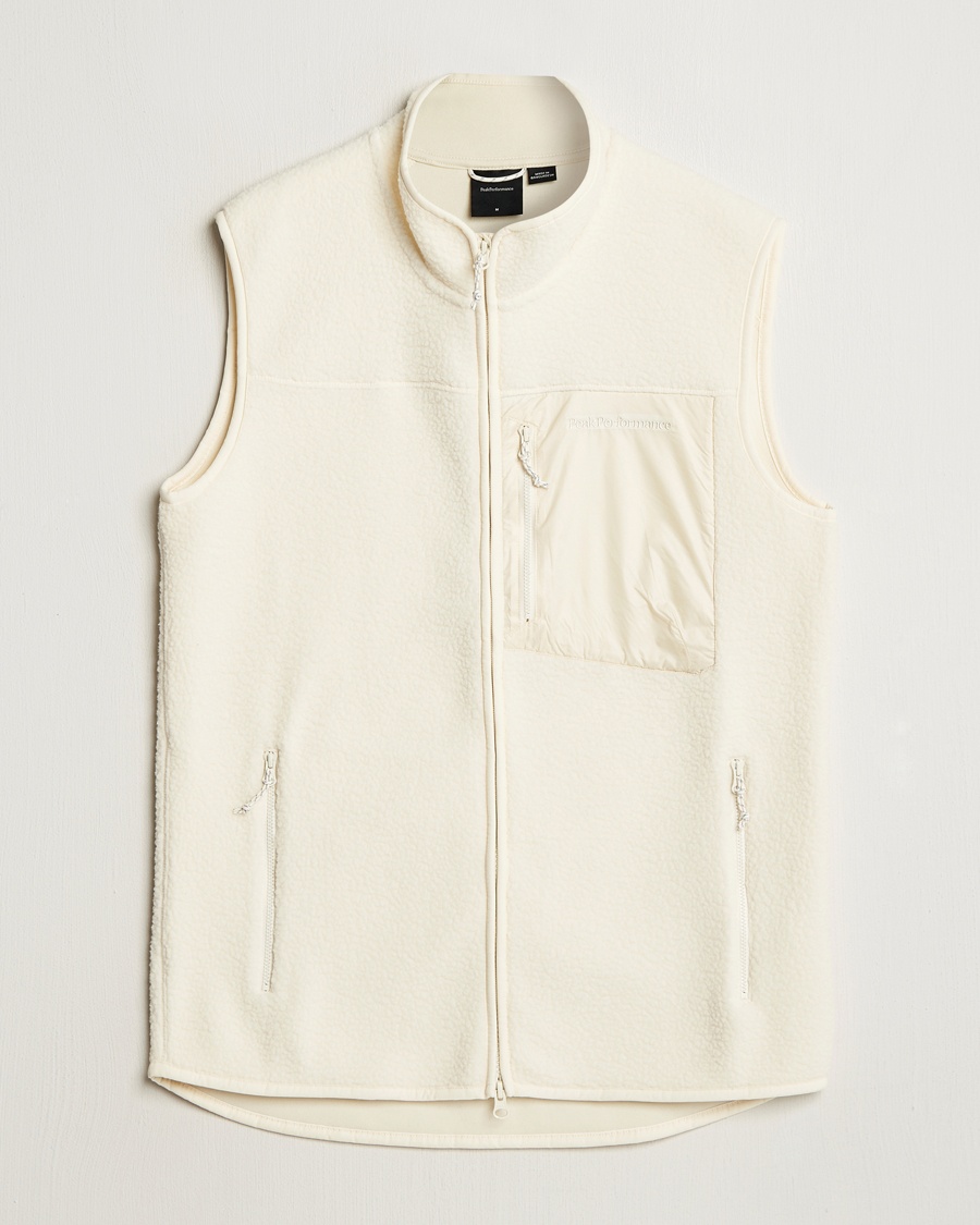 Heren | Peak Performance | Peak Performance | Pile Vest Vintage White