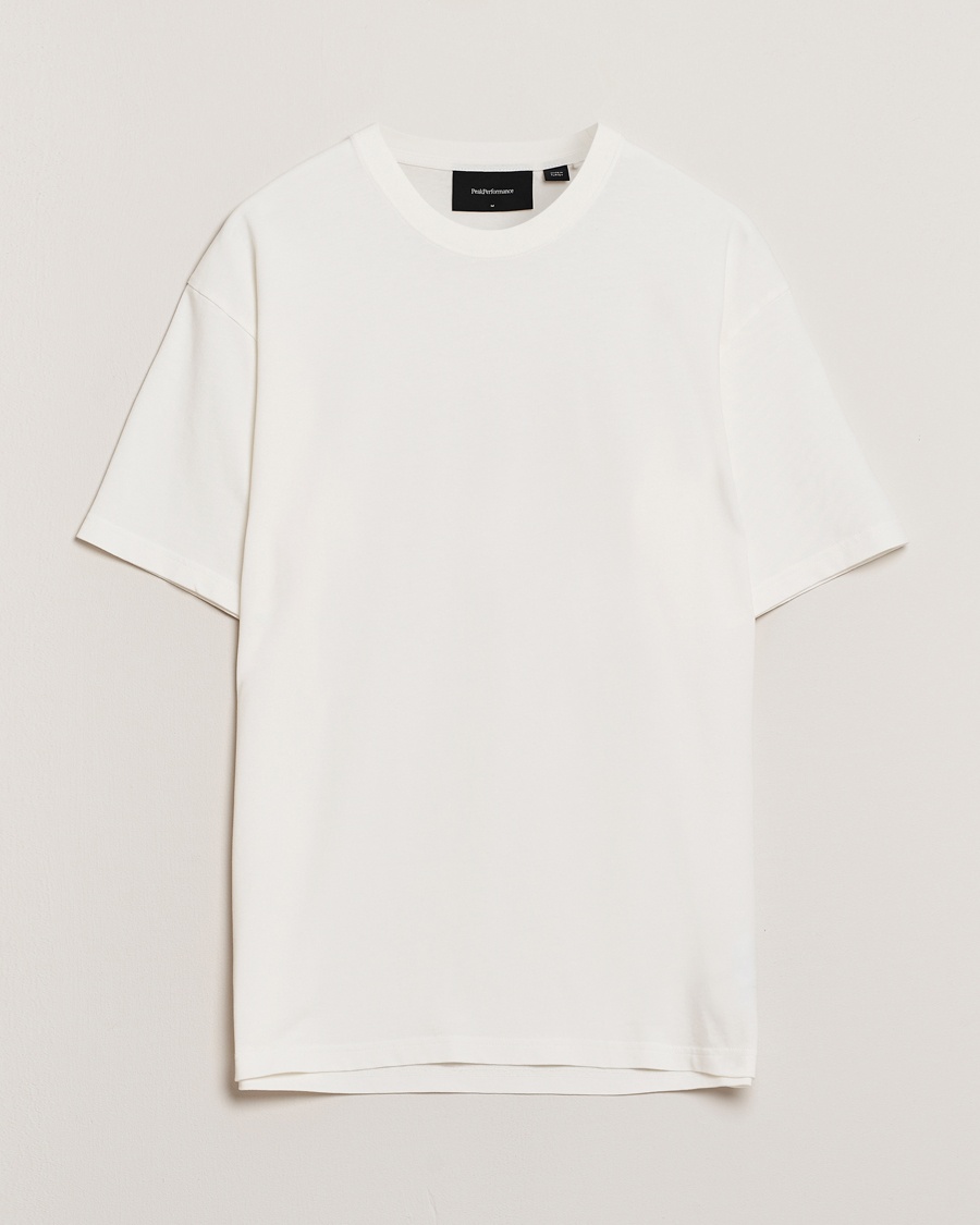 Homme | Peak Performance | Peak Performance | Heavy Cotton Crew Neck T-Shirt Off White