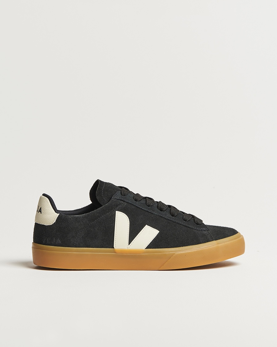 Homme | Baskets Noires | Veja | Campo Bold Suede Sneaker Black Pierre