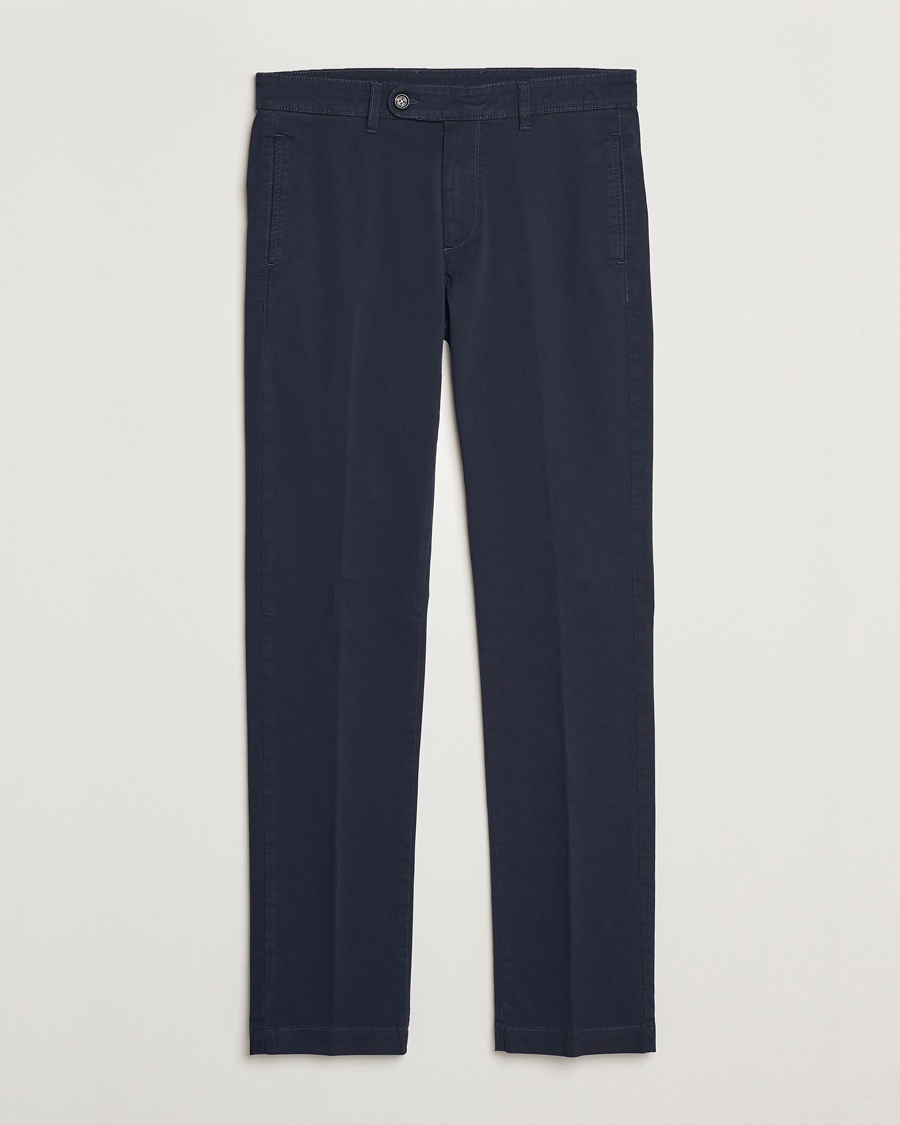 Homme | Chinos | Massimo Alba | Winch Cotton Trousers Navy