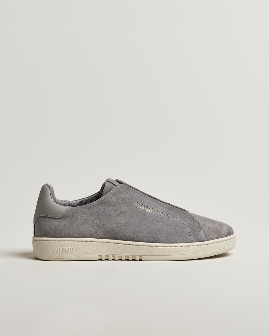 Axel Arigato Dice Laceless Sneaker Dark Grey Suede – Gris