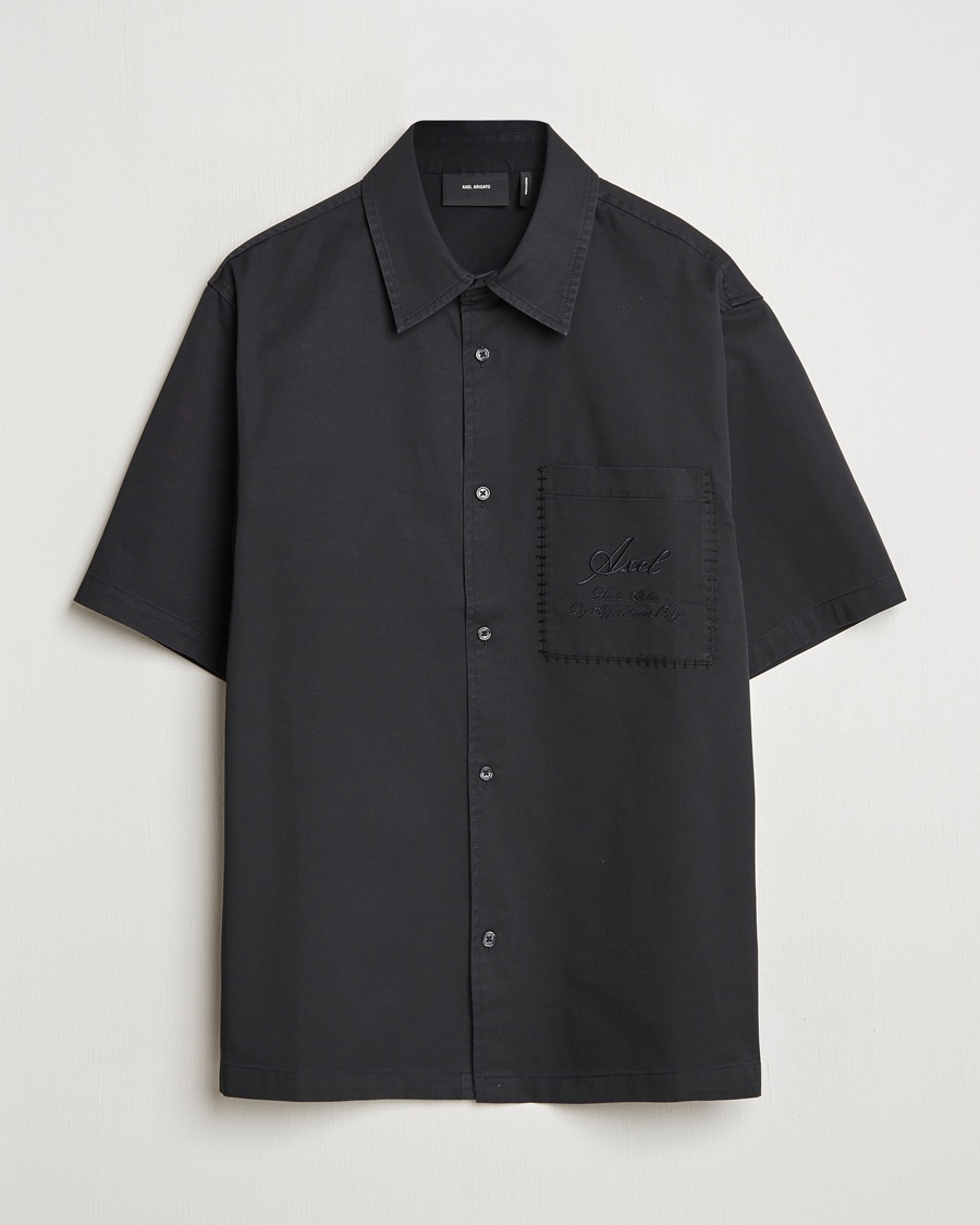 Homme | Casual | Axel Arigato | Stitch Embroidered Shirt Black