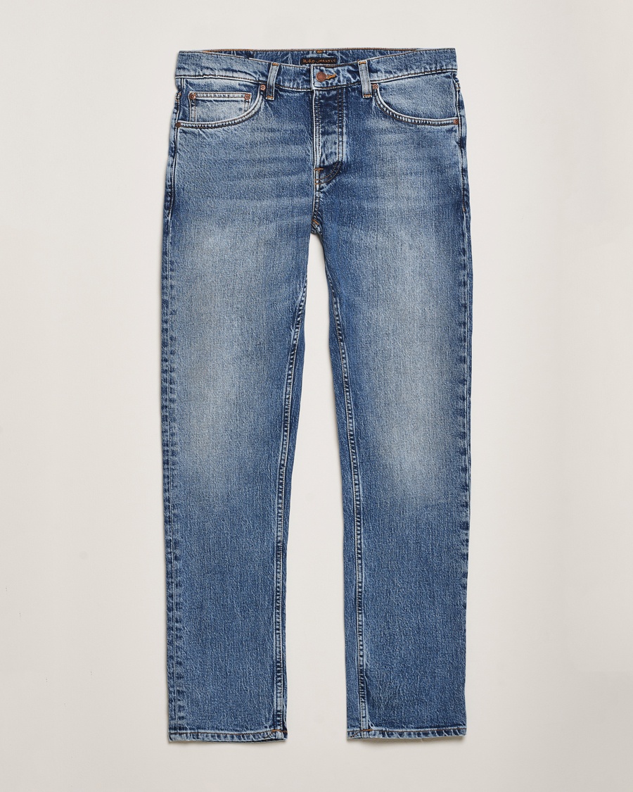Nudie Jeans Solid Ollie Jeans Worn Vintage – Blauw