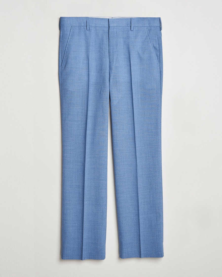 Heren | Broeken | GANT | Mouline Wool Suit Trousers Salty Sea