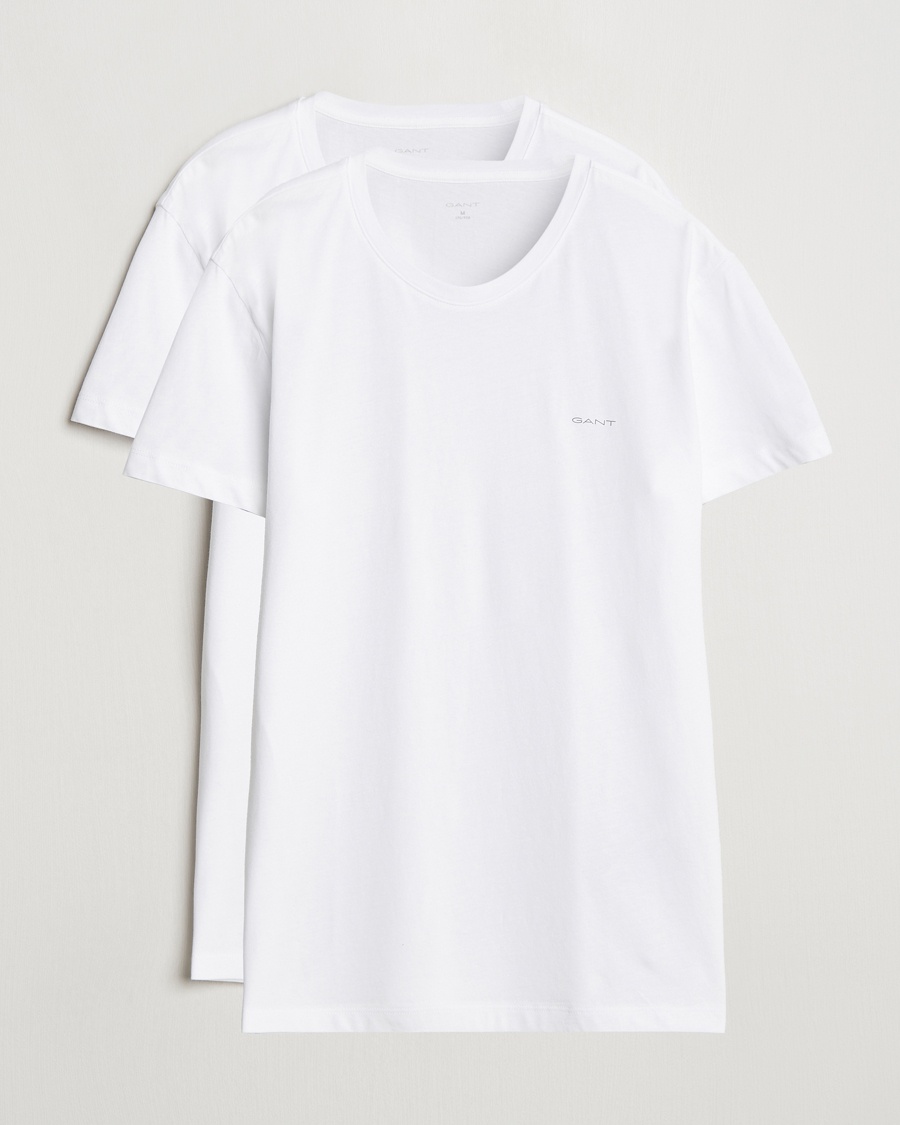Gant 2-Pack Crew Neck T-Shirt White – Wit