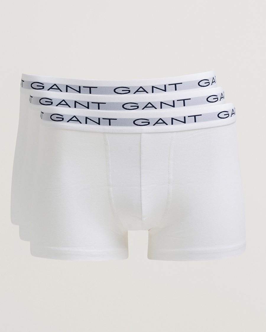 Gant 3-Pack Trunks White – Blanc