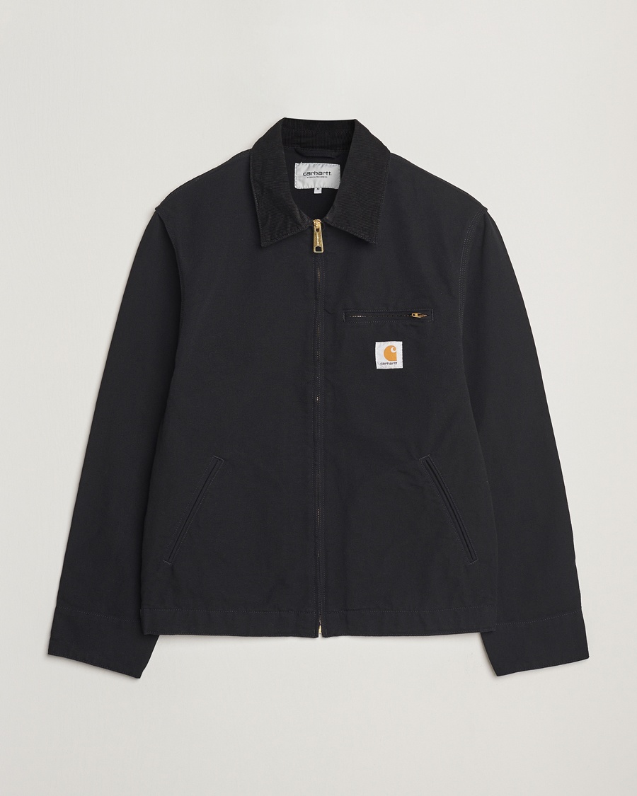 Carhartt WIP Detroit Jacket Dearborn Canvas Black – Zwart