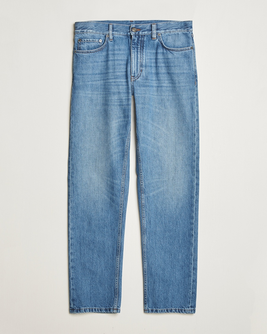 Homme | Straight leg | Zegna | 5-Pocket Denim Jeans Medium Blue Wash