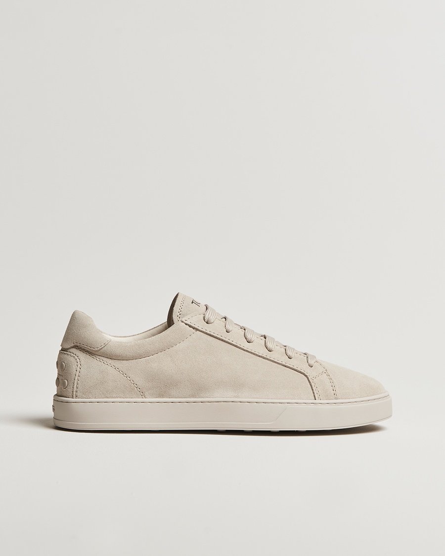 Homme | | Tod's | Cassetta Lacciata Sneaker Light Grey Suede