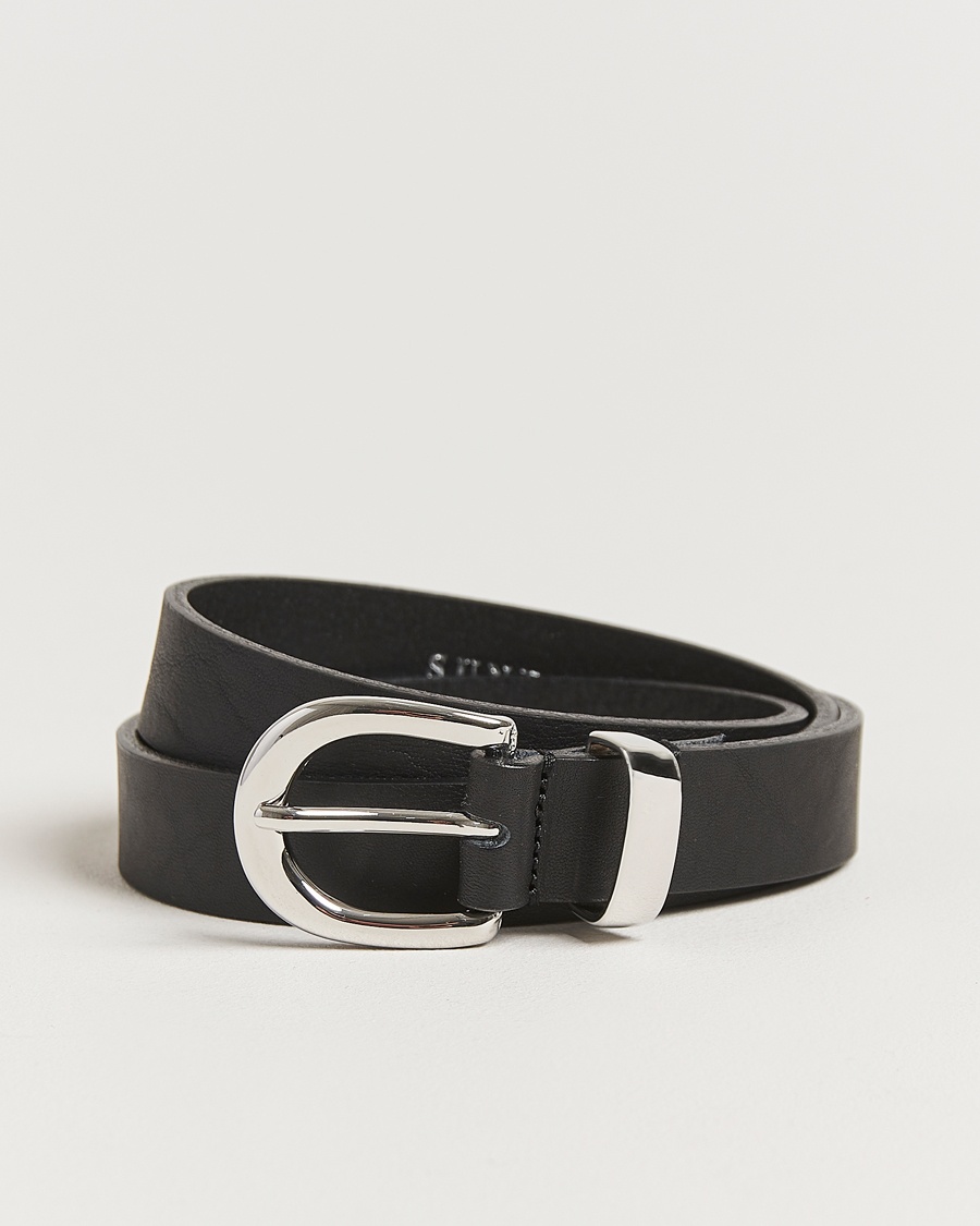 Homme | Ceintures | Sunflower | Simple Belt Black Calf