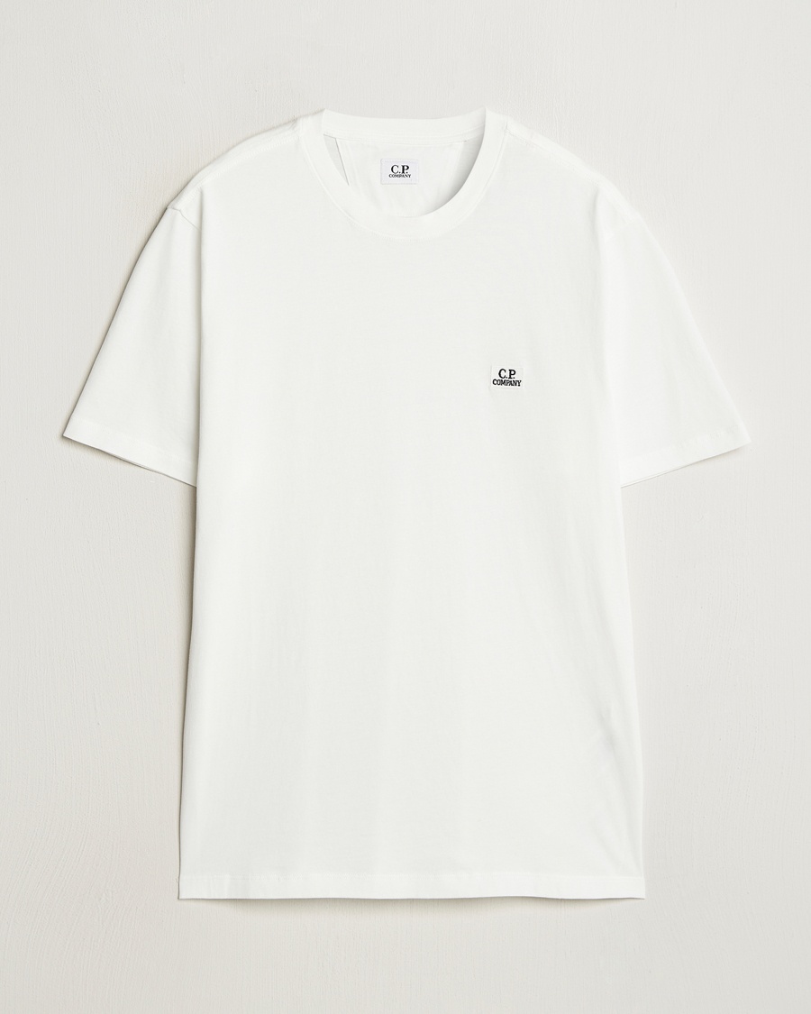 Homme | T-Shirts Blancs | C.P. Company | Short Sleeve Small Logo T-Shirt White