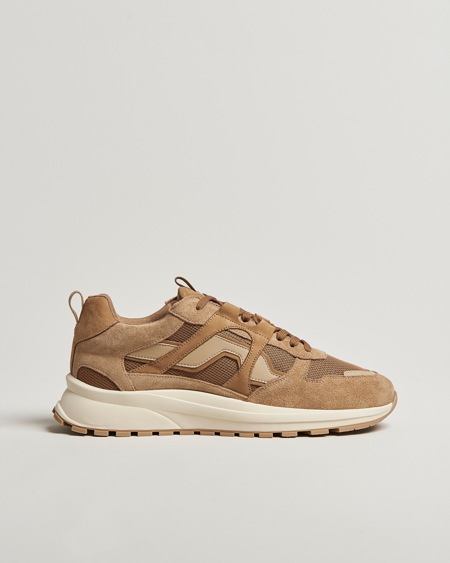 Heren | J.Lindeberg | J.Lindeberg | Ares Sport Sneakers Batique Khaki