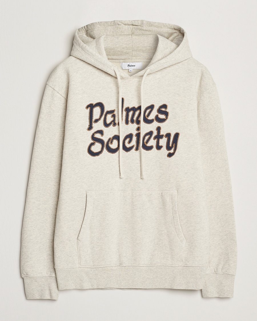 Homme | Sweat-Shirts À Capuche | Palmes | Society Hoodie Oatmeal
