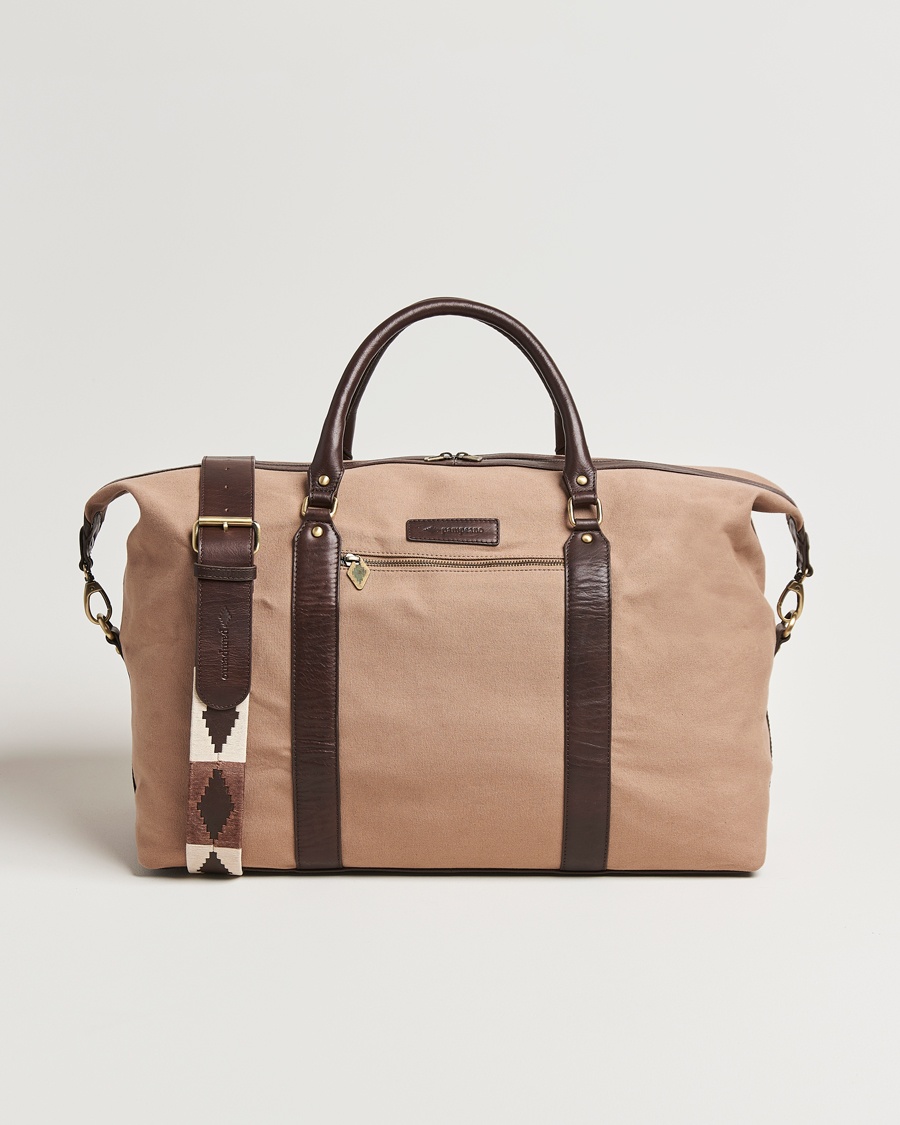 Pampeano Cabballero Large Canvas Weekend Bag Khaki – Bruin