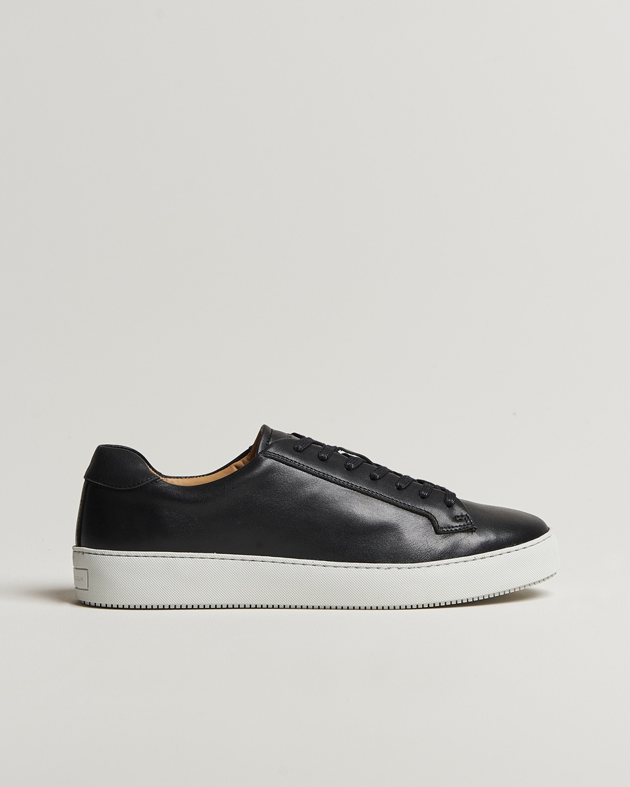 Homme | Baskets Noires | Tiger of Sweden | Salas Leather Sneaker Black