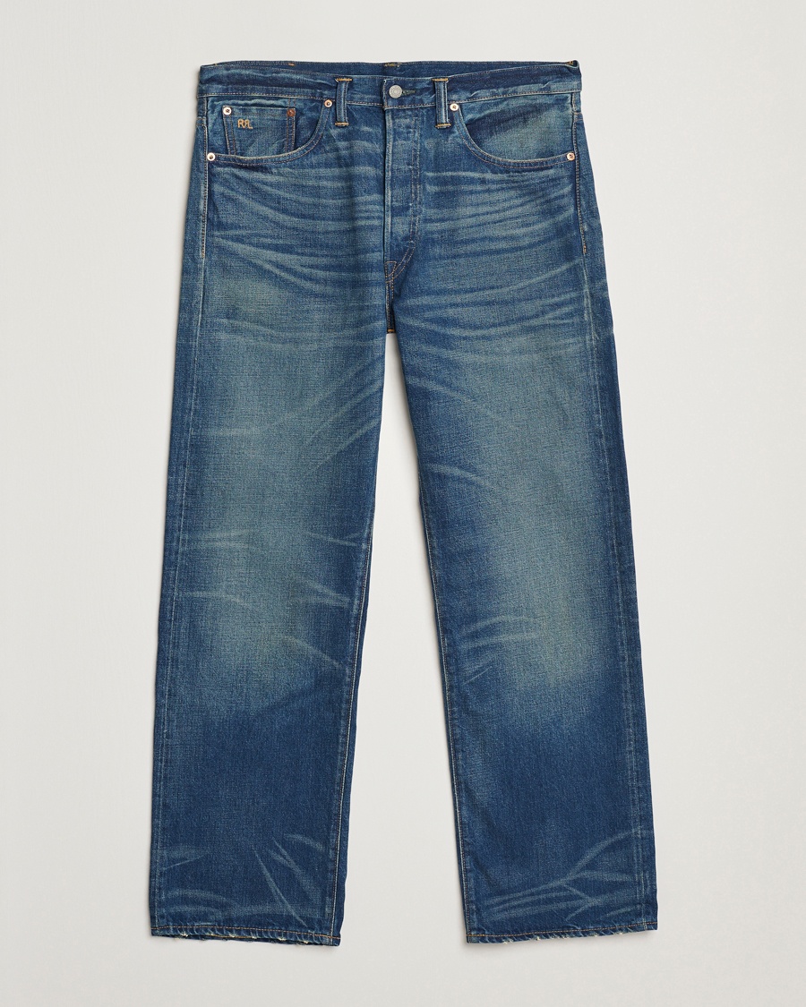 Homme | | RRL | Vintage Five 5-Pocket Denim Grandfalls Wash