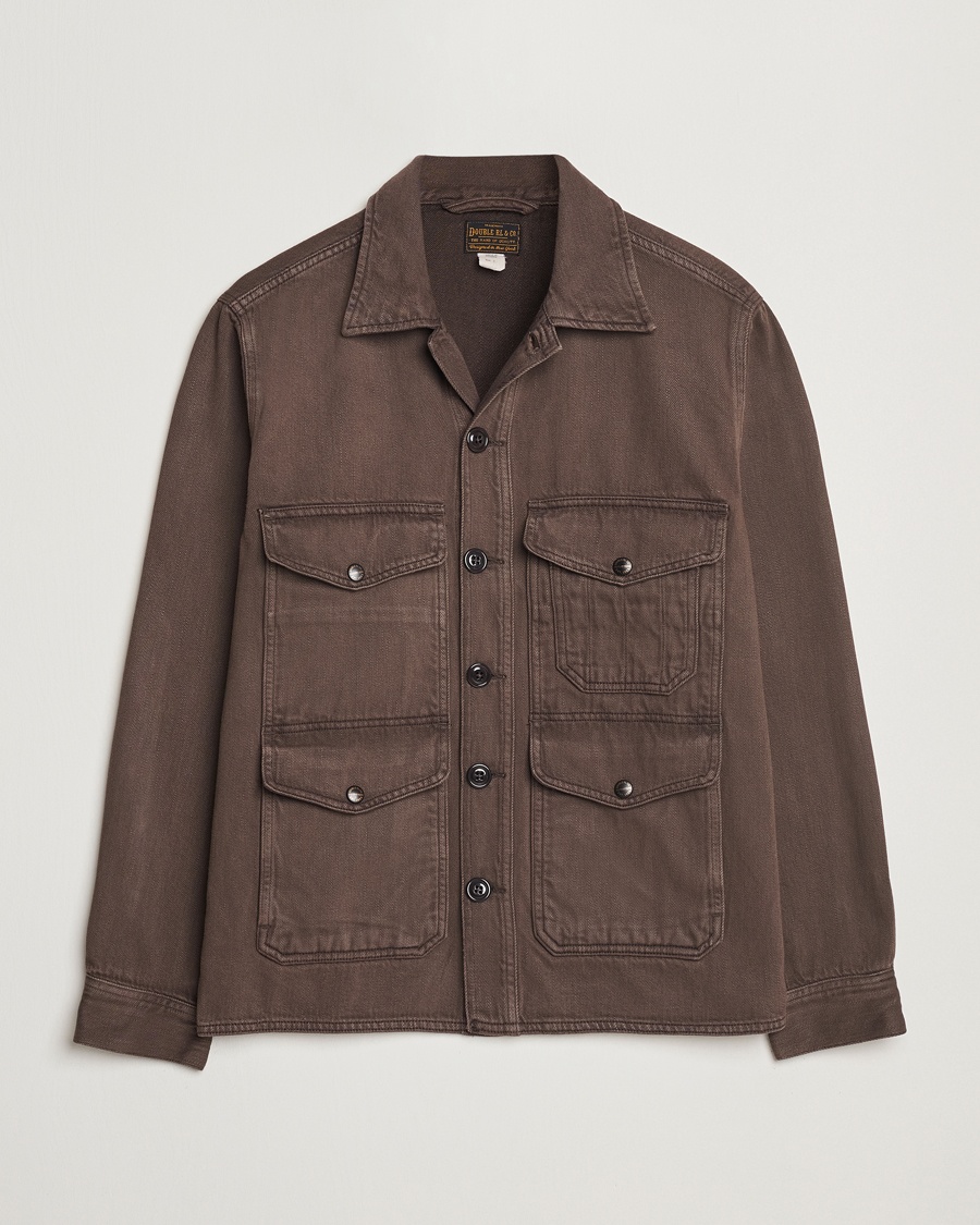 Homme | | RRL | Elmore Shirt Jacket Dark Brown