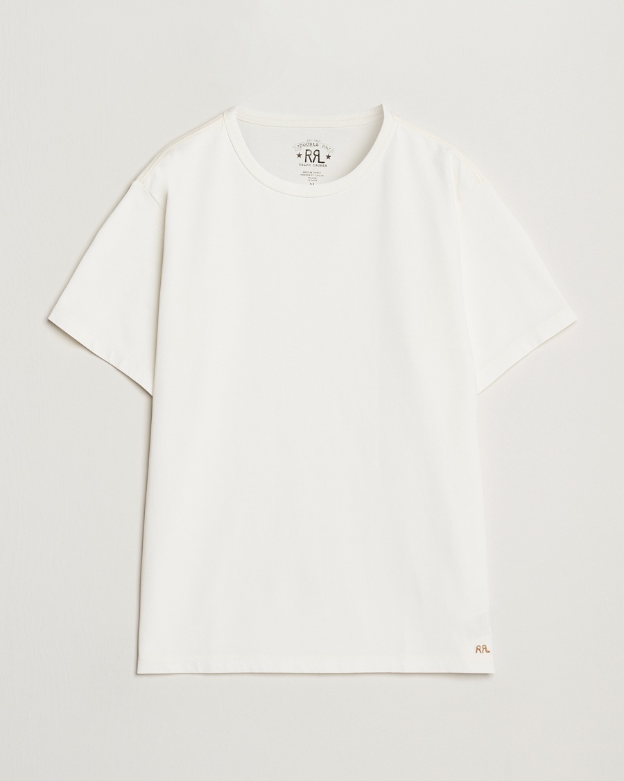 Homme | T-shirts À Manches Courtes | RRL | Heavy Weight Tee Warm White