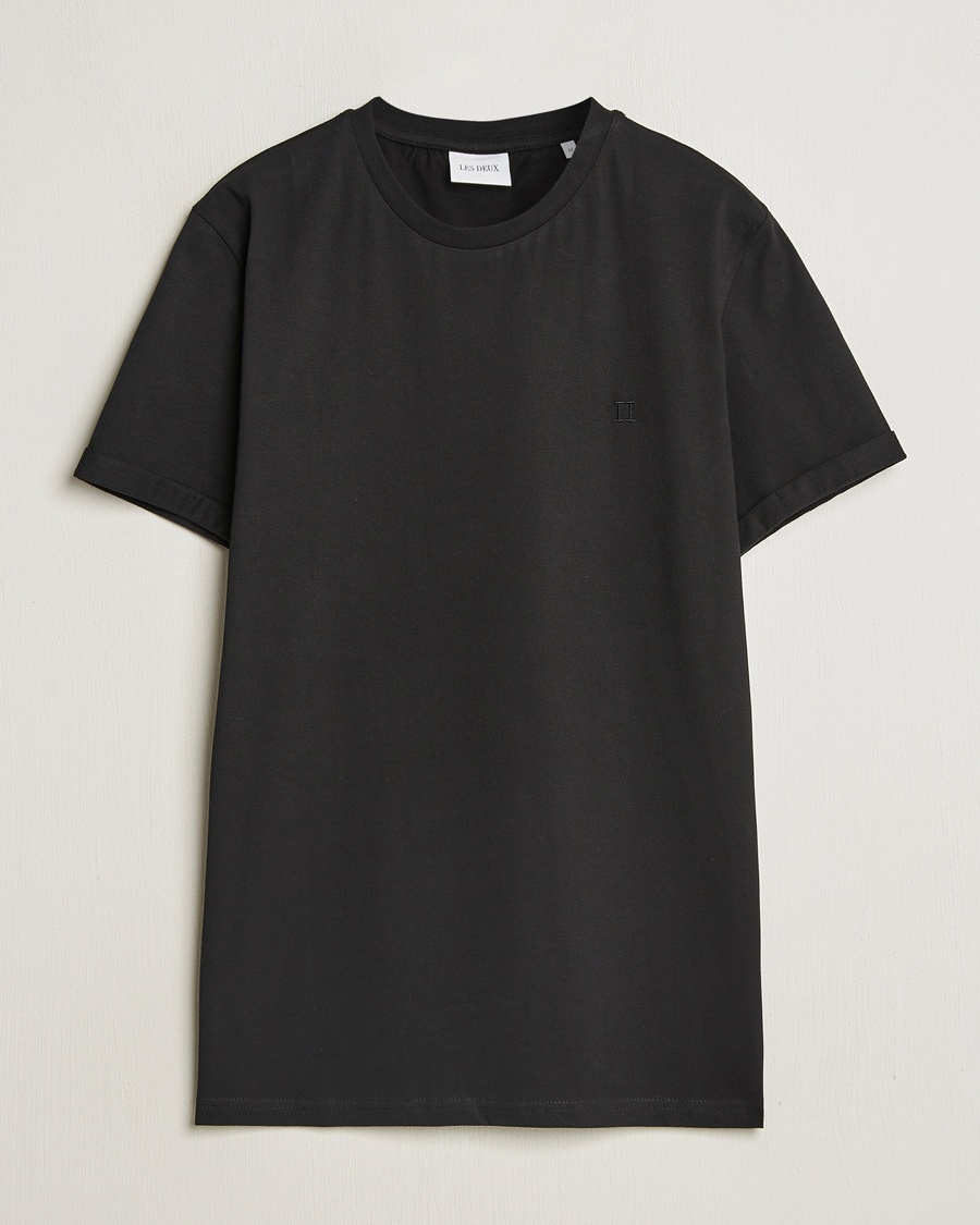 Homme | Business & Beyond - Casual | LES DEUX | Nørregaard Tonal T-Shirt Black