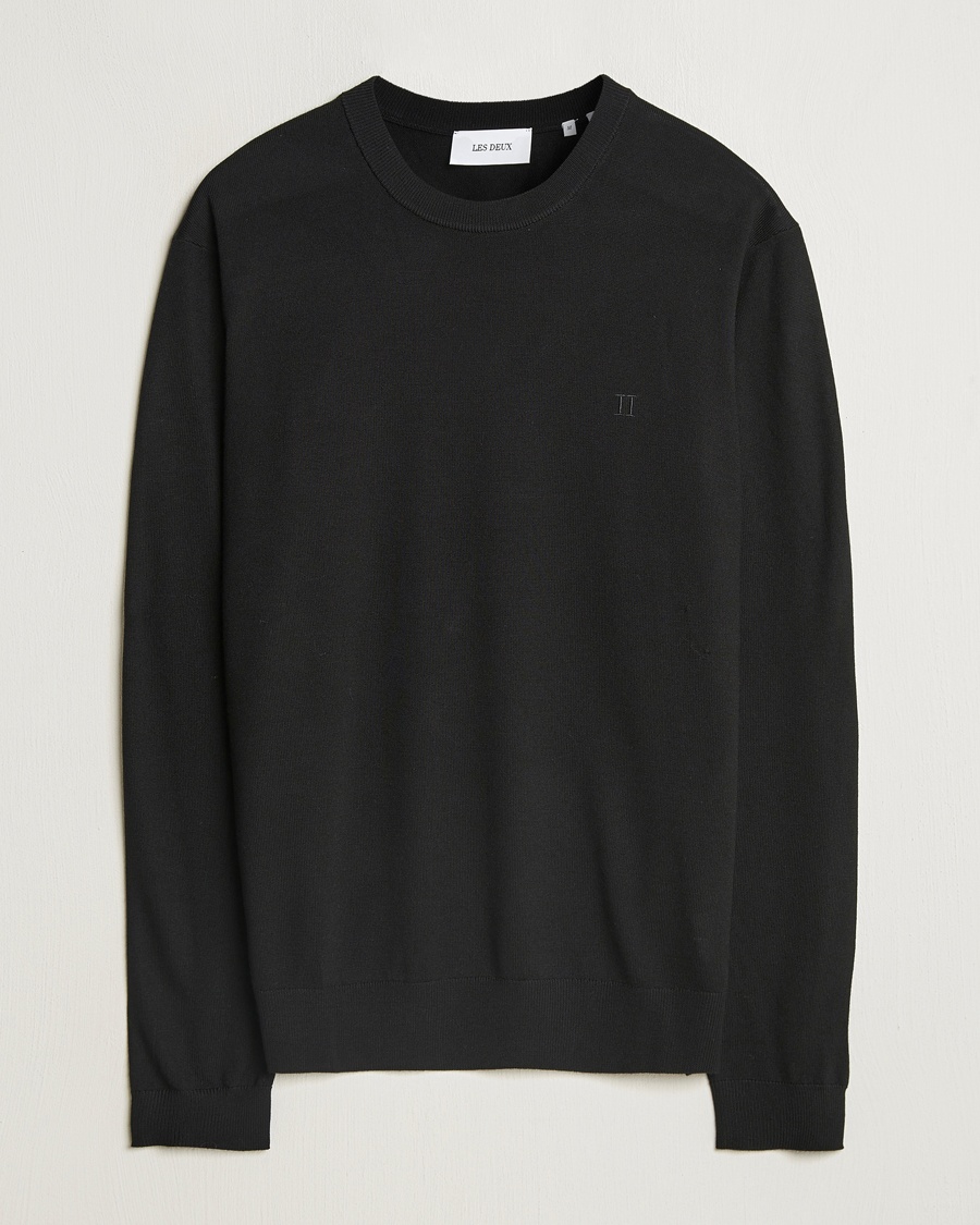 Heren | LES DEUX | LES DEUX | Greyson Merino Knit Black
