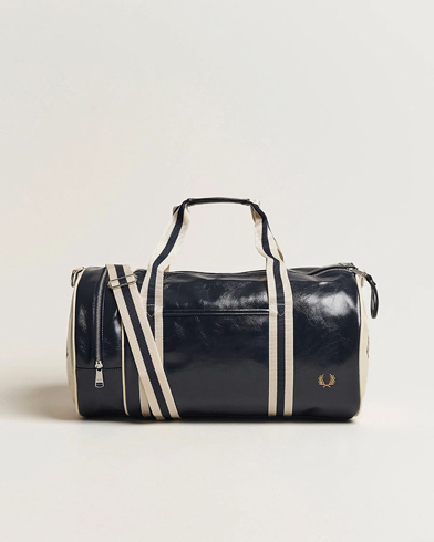 Fred Perry Classic Barrel Bag Navy/Ecru – Blauw