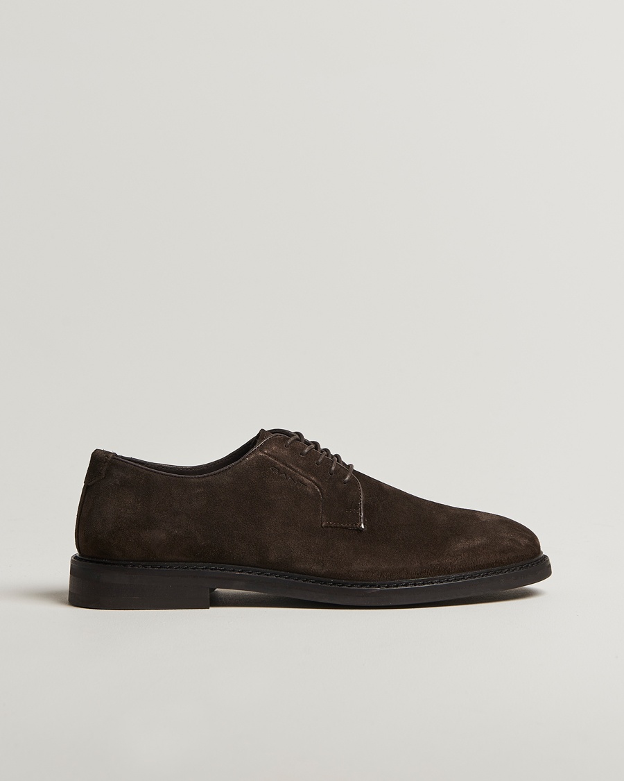 Homme | Business & Beyond - Casual | GANT | Bidford Suede Derby Ebony Brown