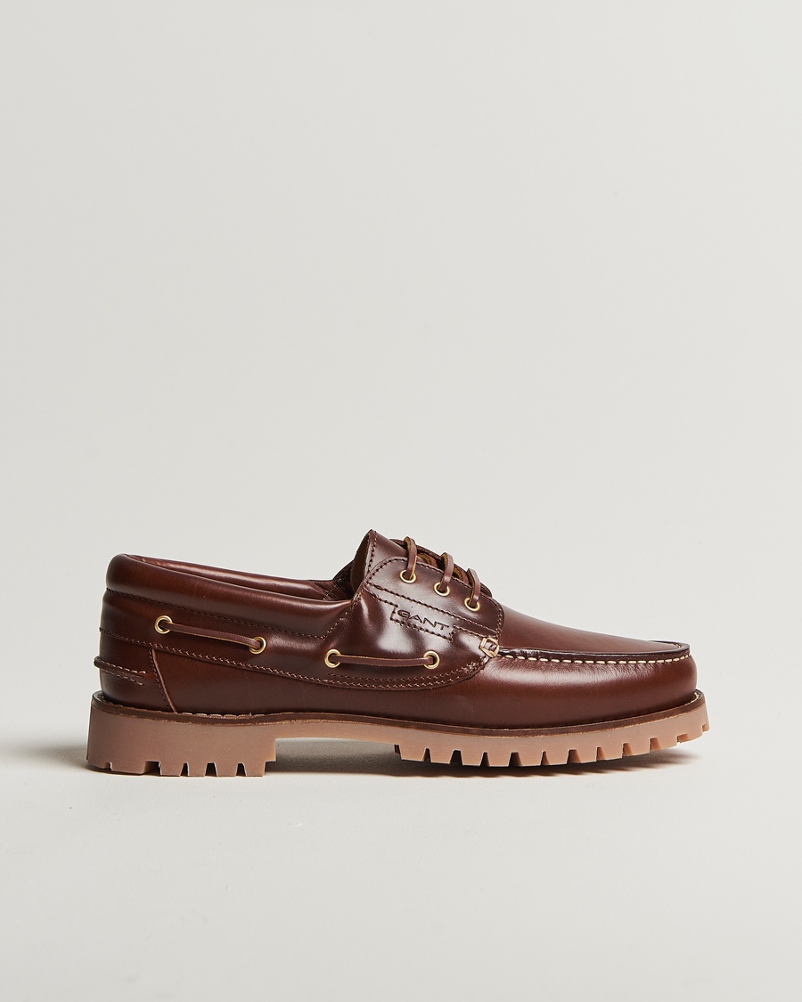 Homme | Chaussures Bateau | GANT | Tratton Boat Shoe Cognac