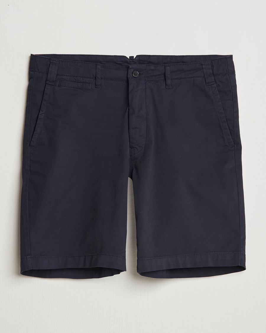 Homme | | Oscar Jacobson | Poggio Cotton Shorts Navy