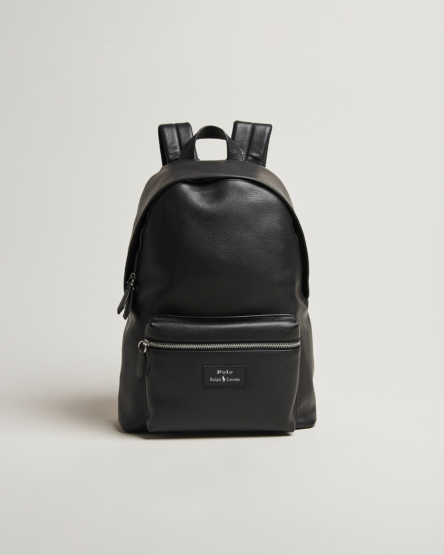 Polo Ralph Lauren Polo Ralph LaurenPebble Leather BackpackBlack – Noir