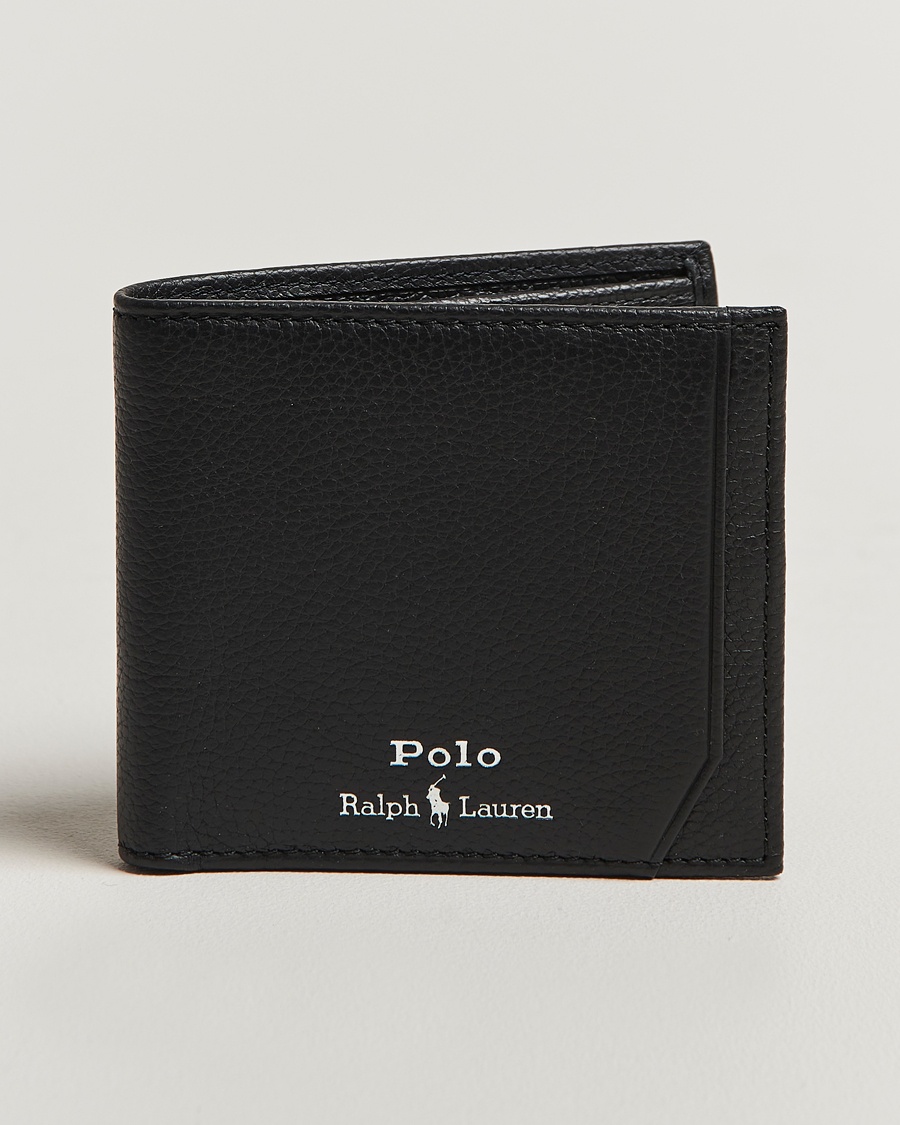 Polo Ralph Lauren Polo Ralph LaurenPebble Leather Billfold WalletBlack – Zwart