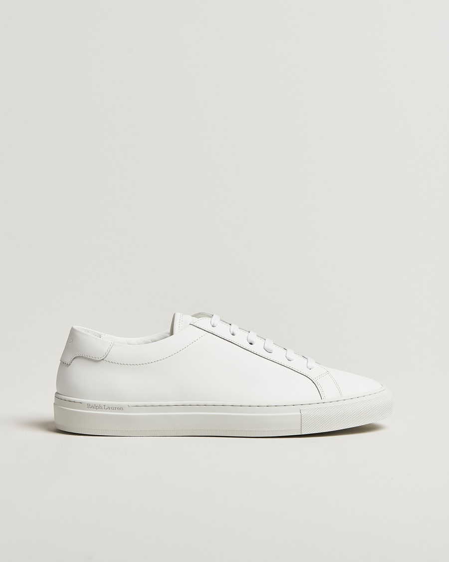 Polo Ralph Lauren Jermain Lux Leather Sneaker White – Blanc
