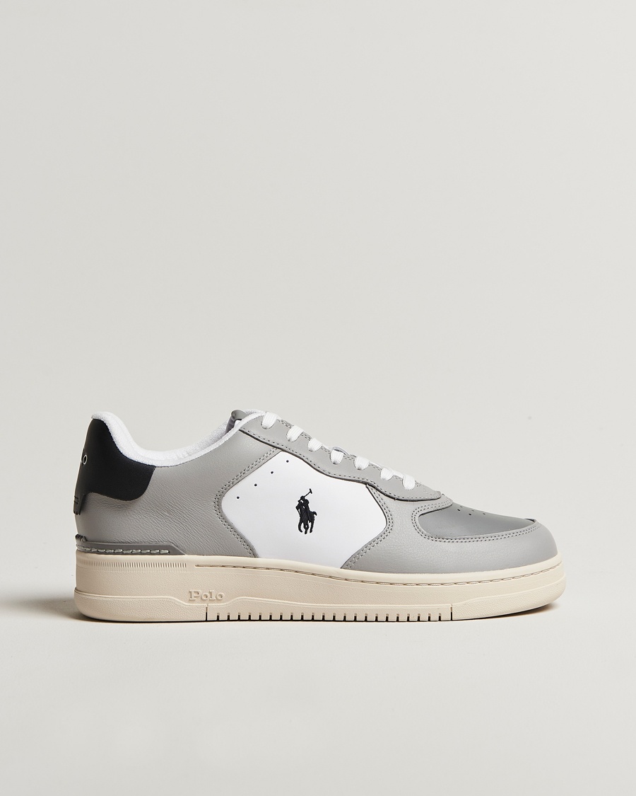 Heren | Schoenen | Polo Ralph Lauren | Masters Court Sneaker Tonal Channel Grey