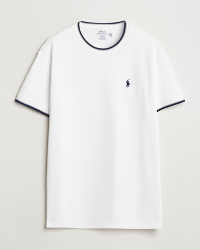 Polo Ralph Lauren Mesh Polo Tee White – Blanc