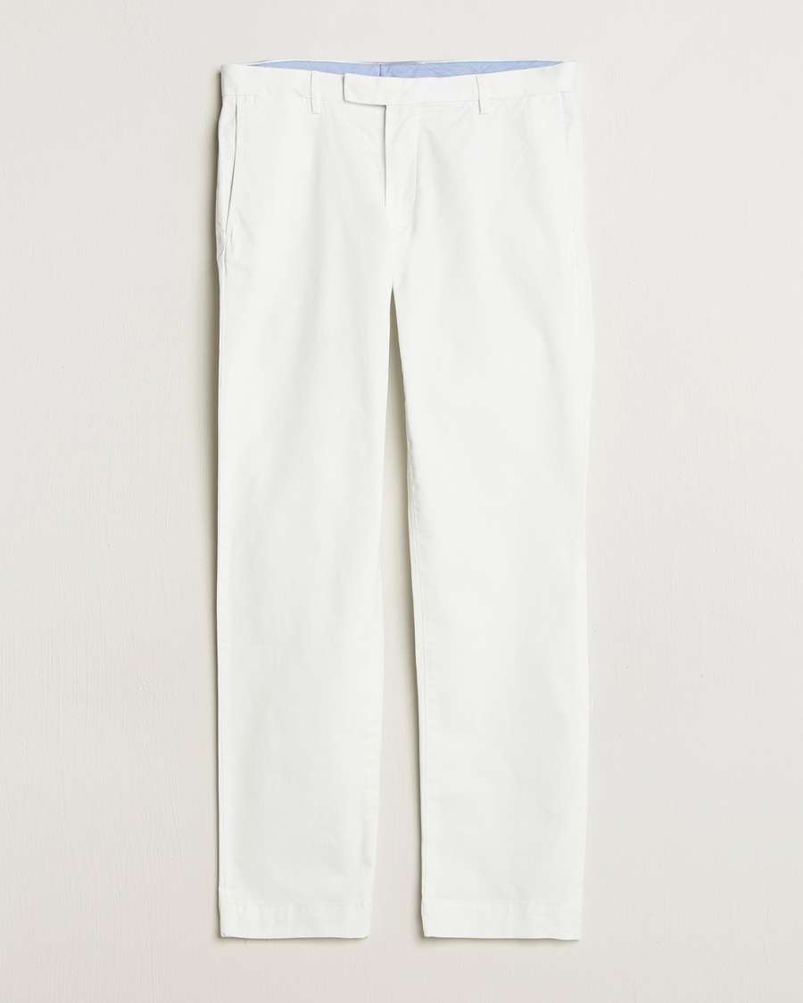 Heren | Broeken | Polo Ralph Lauren | Slim Fit Stretch Chinos Deckwash White